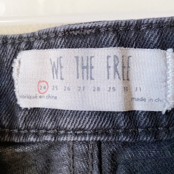 We The Free | Black Denim Mini Skirt - Picture 4 of 7